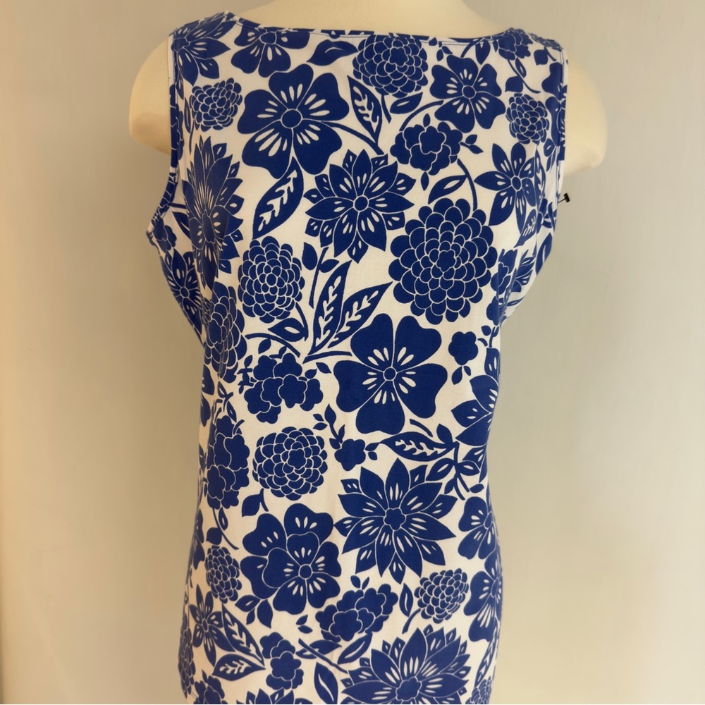 TALBOTS Tropical Floral Tank Top NWT - Picture 6 of 10